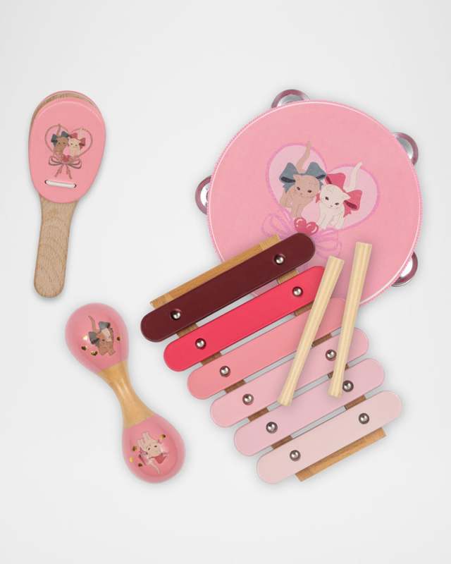 5-Piece Wooden Music Set